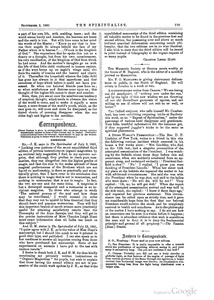 London Spiritualist, No. 471, September 2, 1881, p. 119