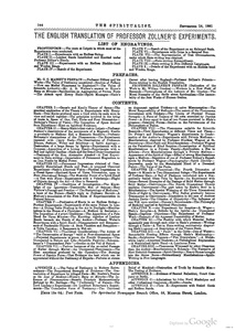 London Spiritualist, No. 473, September 16, 1881, p. 144