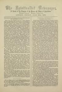 London Spiritualist, No. 305, June 28, 1878, p. 301
