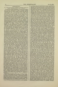 London Spiritualist, No. 286, February 15, 1878, pp. 74-5