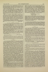 London Spiritualist, No. 291, March 22, 1878, p. 143